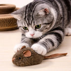 Interactive Squeaky Plush Mouse Toys for Cats – Chewable Enrichment Toys for Kittens & Adult Cats**
