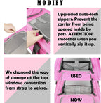 Pet Carrier for Large and Medium Cat, Soft-Sided Pet Crate for Puppy