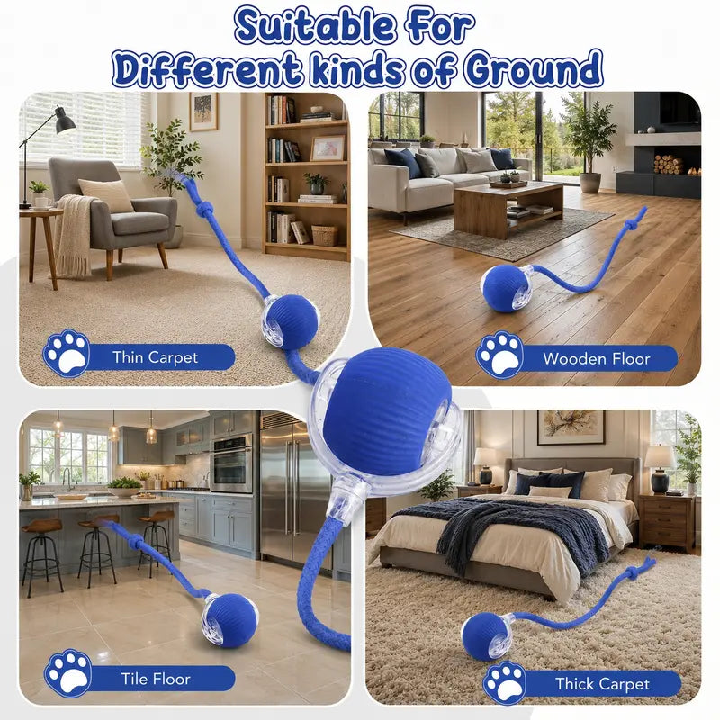 Interactive Motion-Activated Cat Balls – Automatic Rolling Toys for Indoor Cats