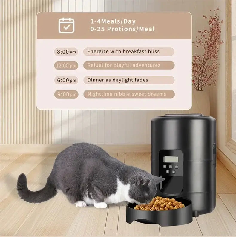 2L Automatic Smart WIFI Cat Feeder